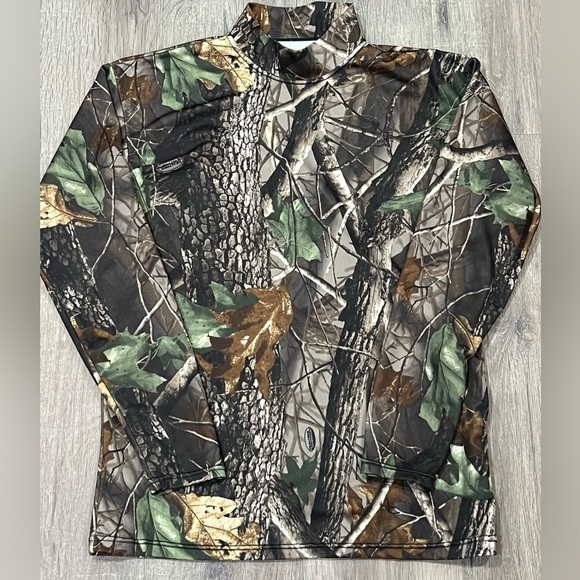 Vintage VTG M Safertec Rebound Xtra-Dri Realtree Made in USA Camo Hunting Shirt - Picture 1 of 6